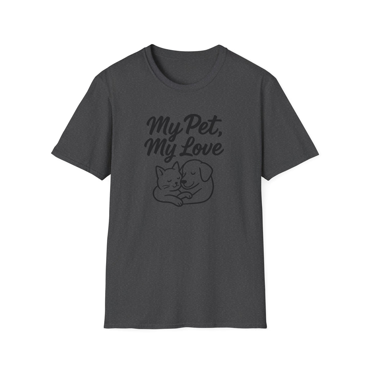 My Pet, My Love Cat & Dog T-Shirt