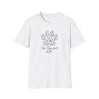 Floral Paw Print T-Shirt