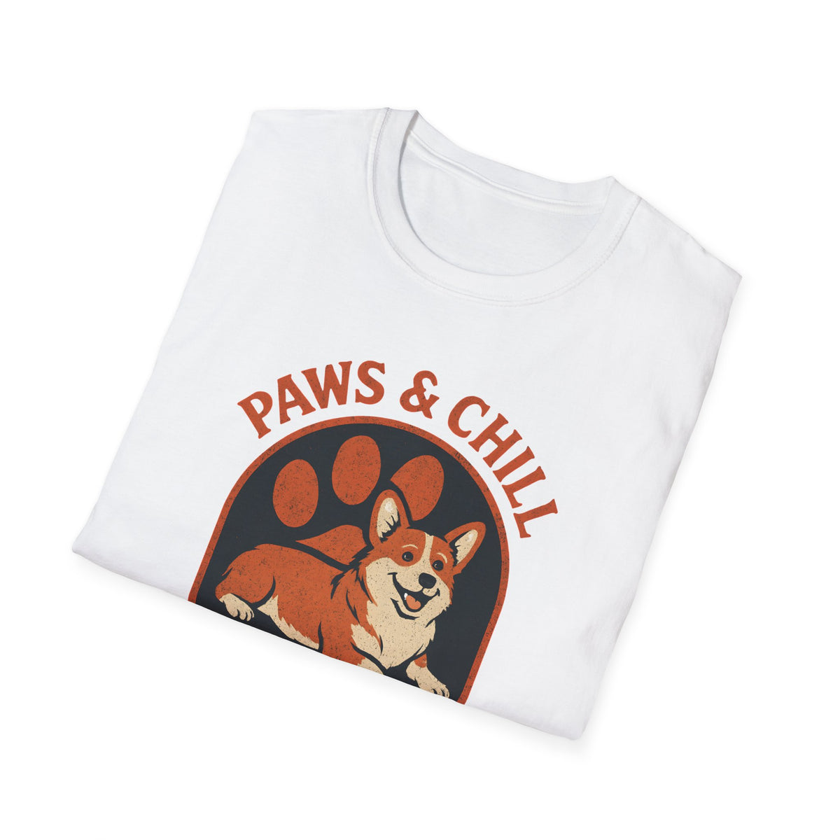 Corgi Paw Print T-Shirt