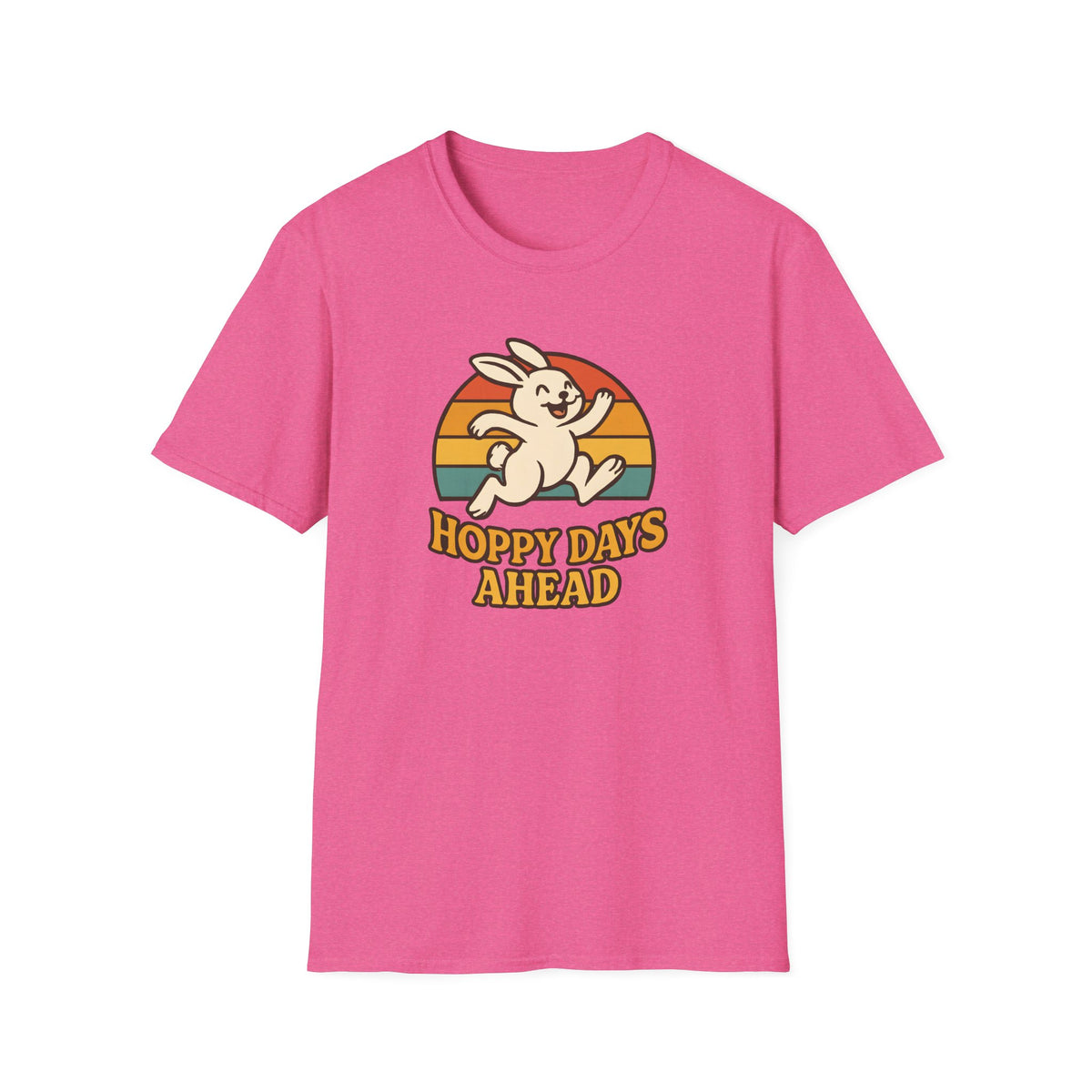 Happy Bunny Running T-Shirt