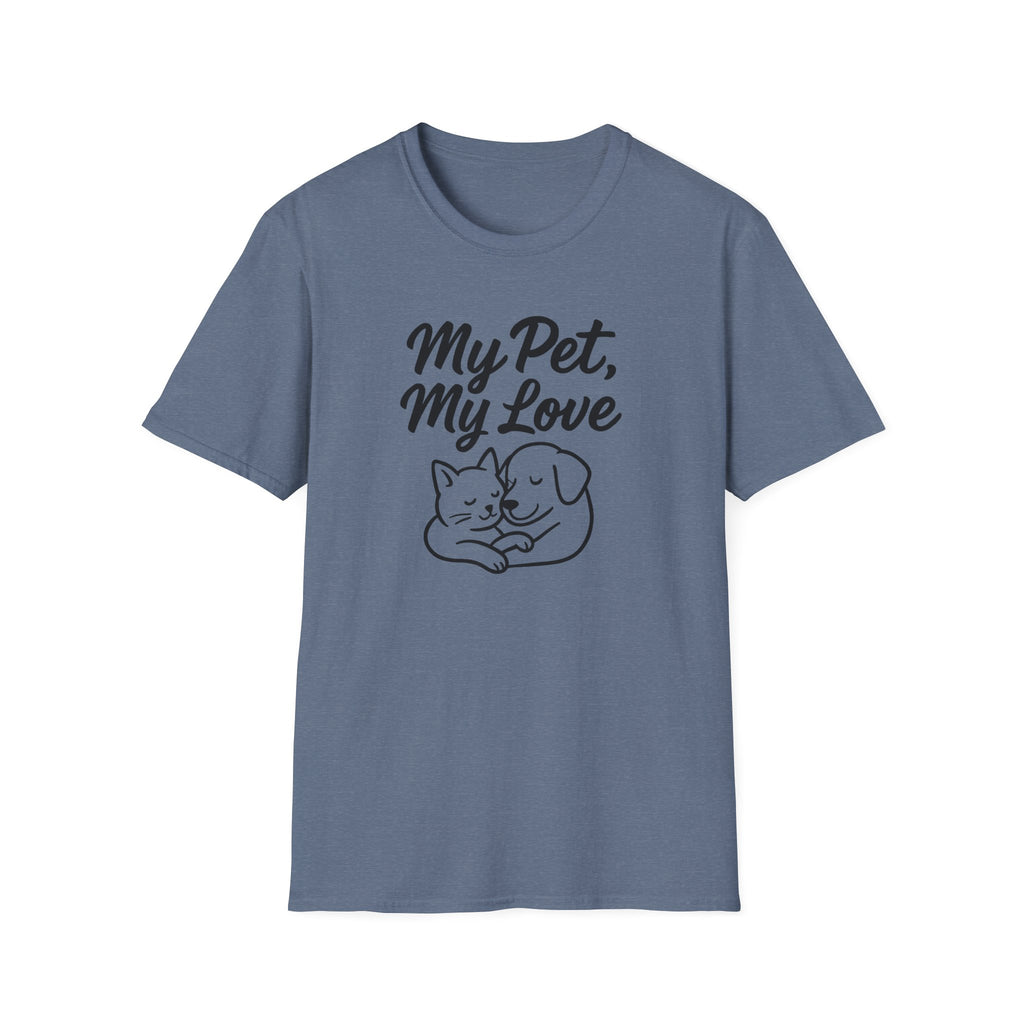 My Pet, My Love Cat & Dog T-Shirt