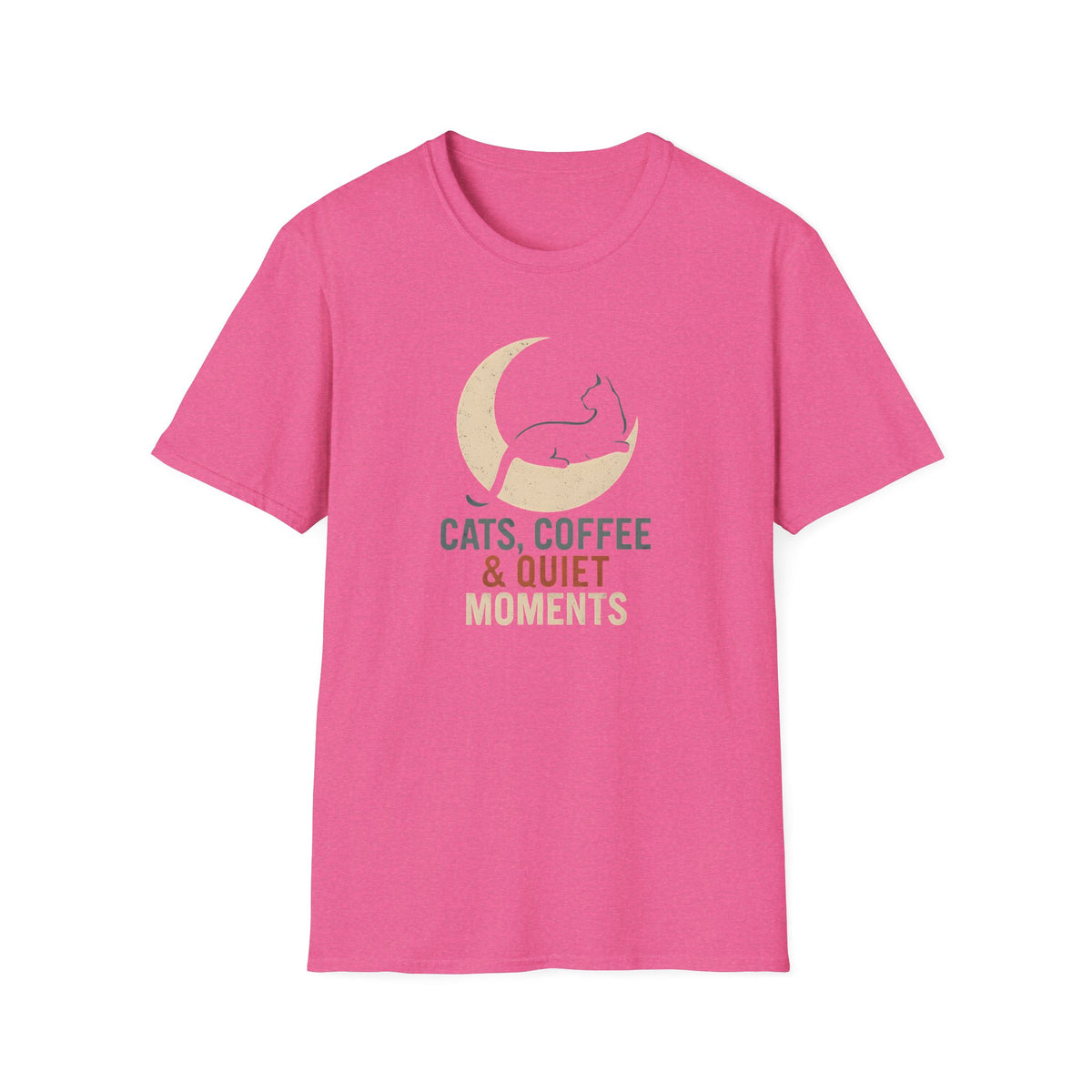 Cats Coffee Quiet Moments T-Shirt