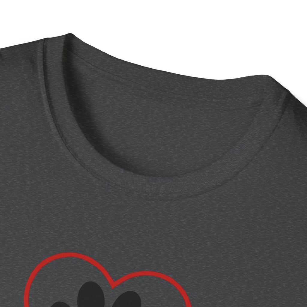 Red Heart Outline T-Shirt