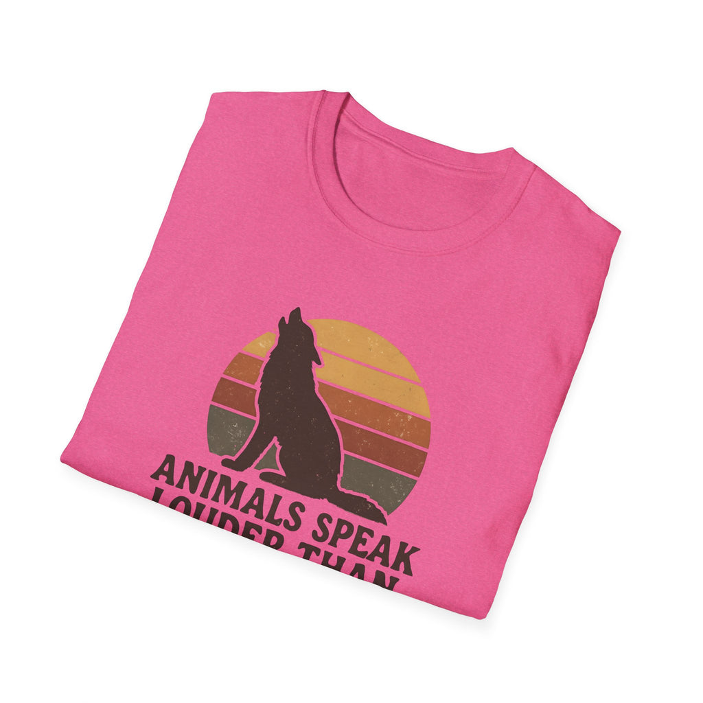 Wolf Silhouette at Sunset T-Shirt