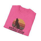 Wolf Silhouette at Sunset T-Shirt