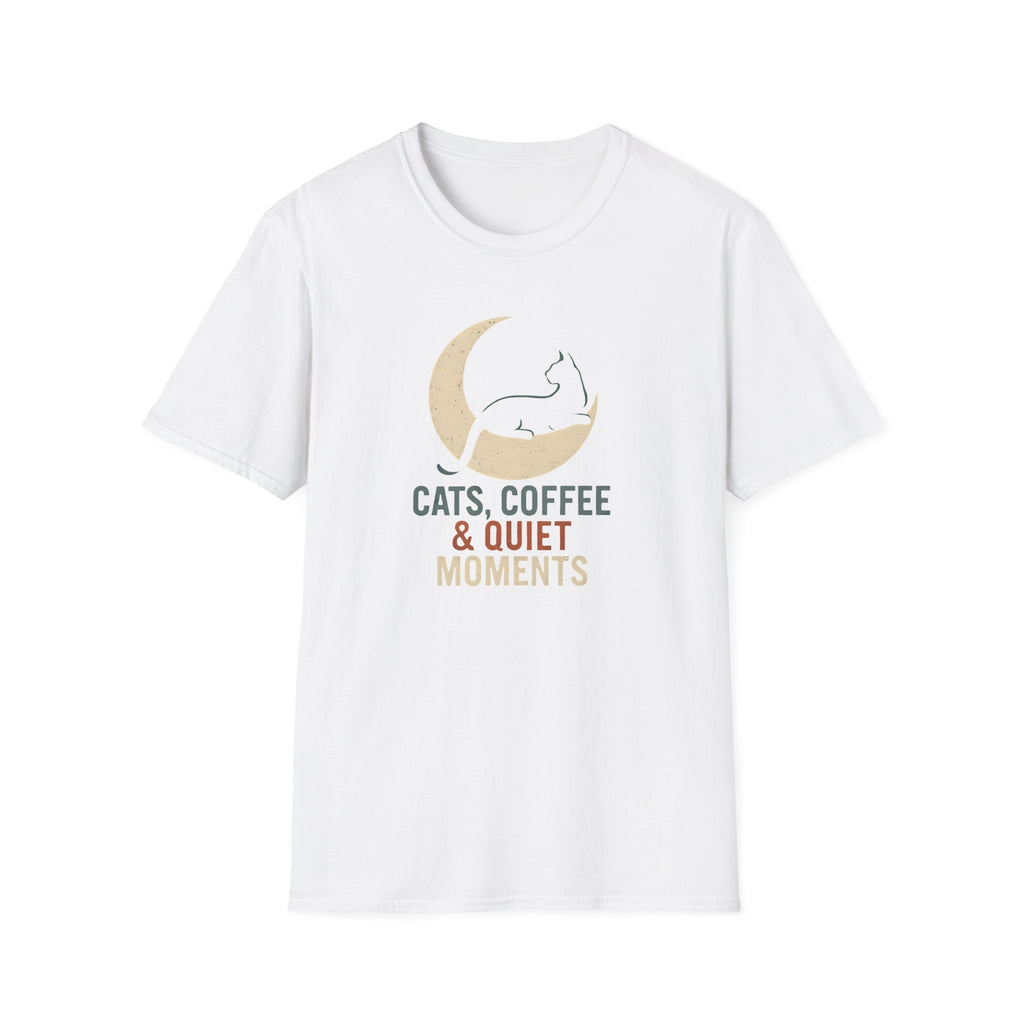 Cats Coffee Quiet Moments T-Shirt