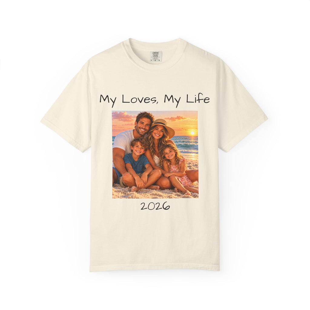 Personalized Photo Shirt, Comfort Colors®, Custom Image and Text