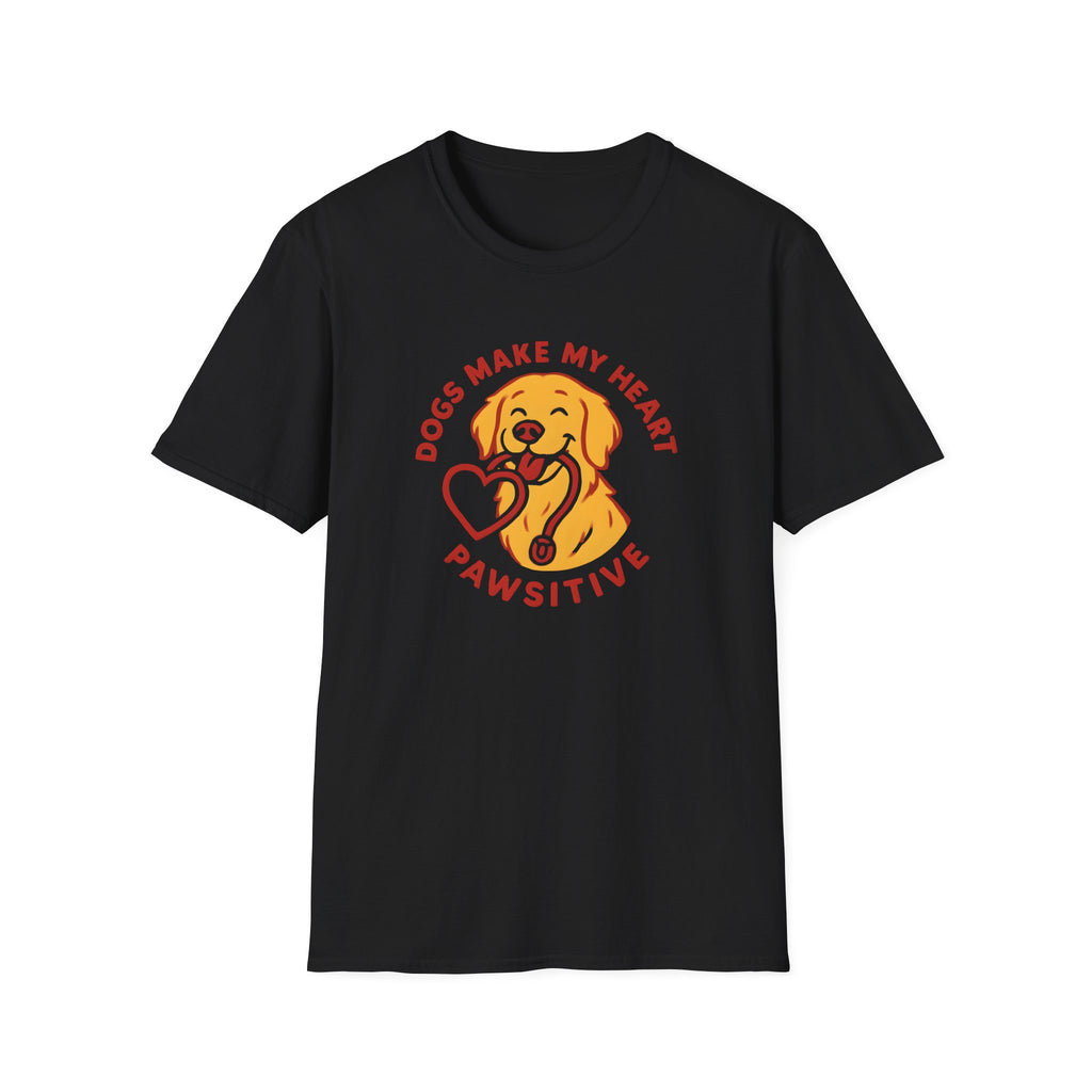 Dogs Make Heart Pawsitive T-Shirt