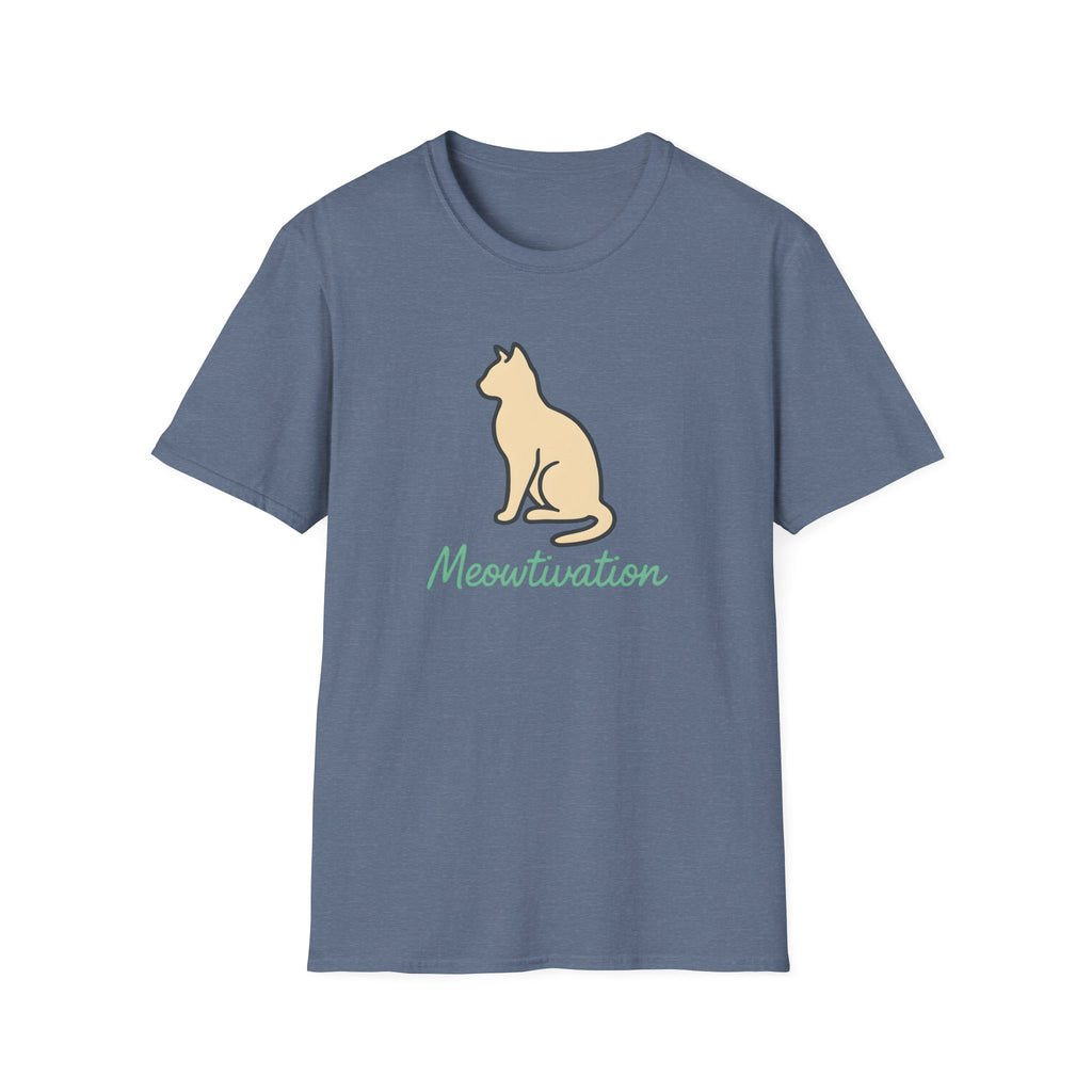 Meowtivation Cat Illustration T-Shirt