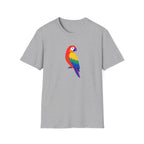 Colorful Parrot Illustration T-Shirt