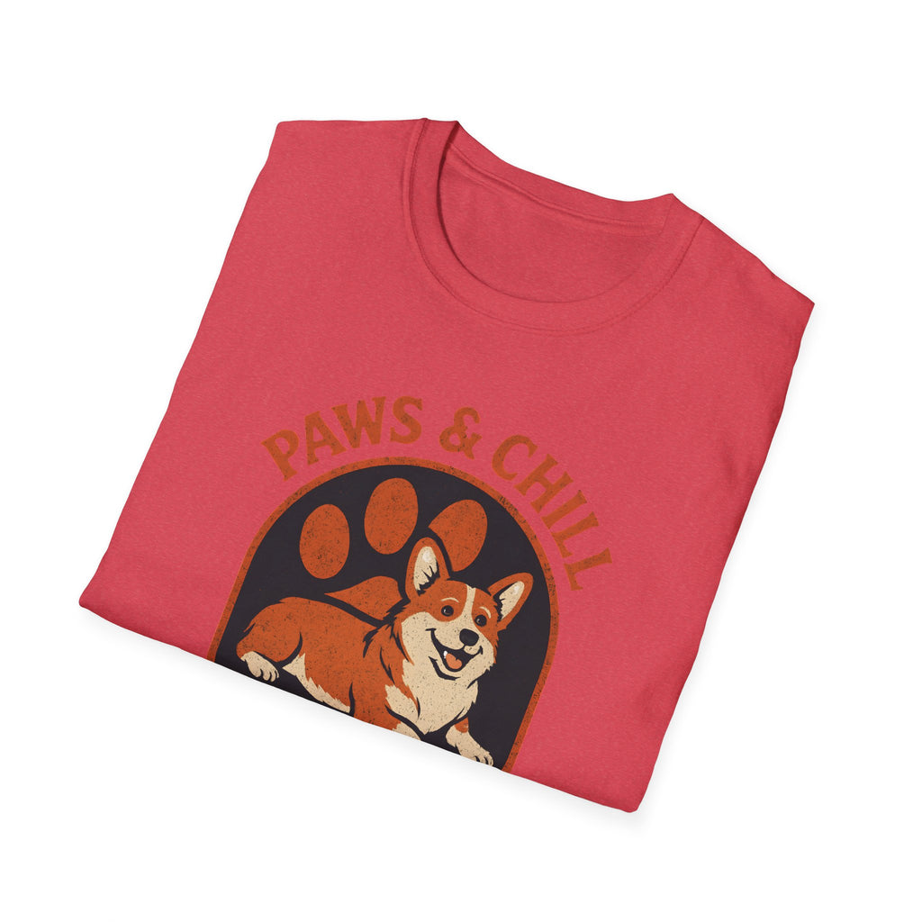 Corgi Paw Print T-Shirt