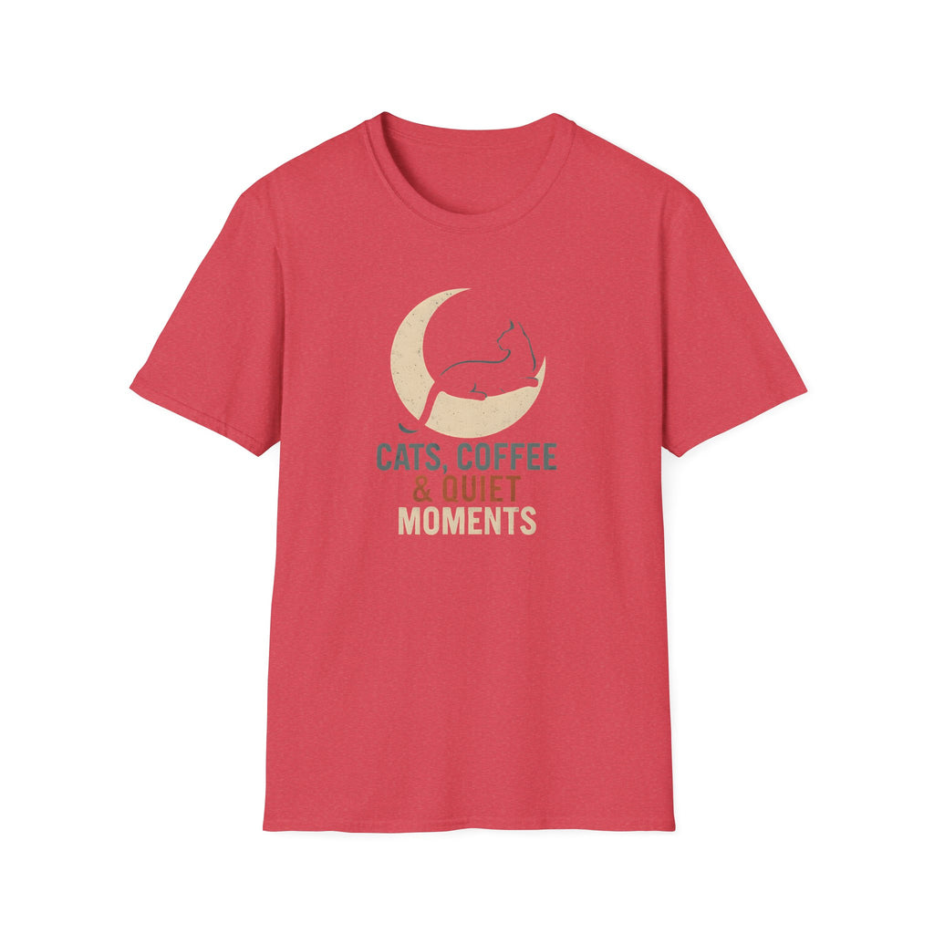 Cats Coffee Quiet Moments T-Shirt