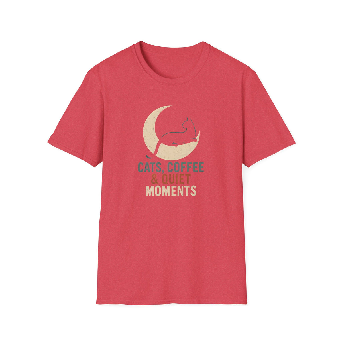 Cats Coffee Quiet Moments T-Shirt