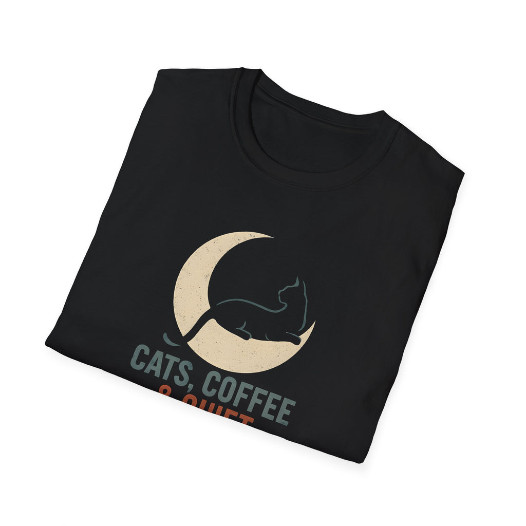 Cats Coffee Quiet Moments T-Shirt