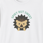 Hedgehog print close-up mockup