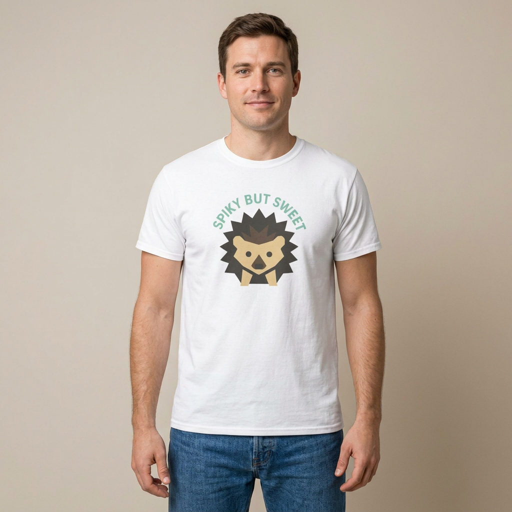 On-person T-shirt mockup